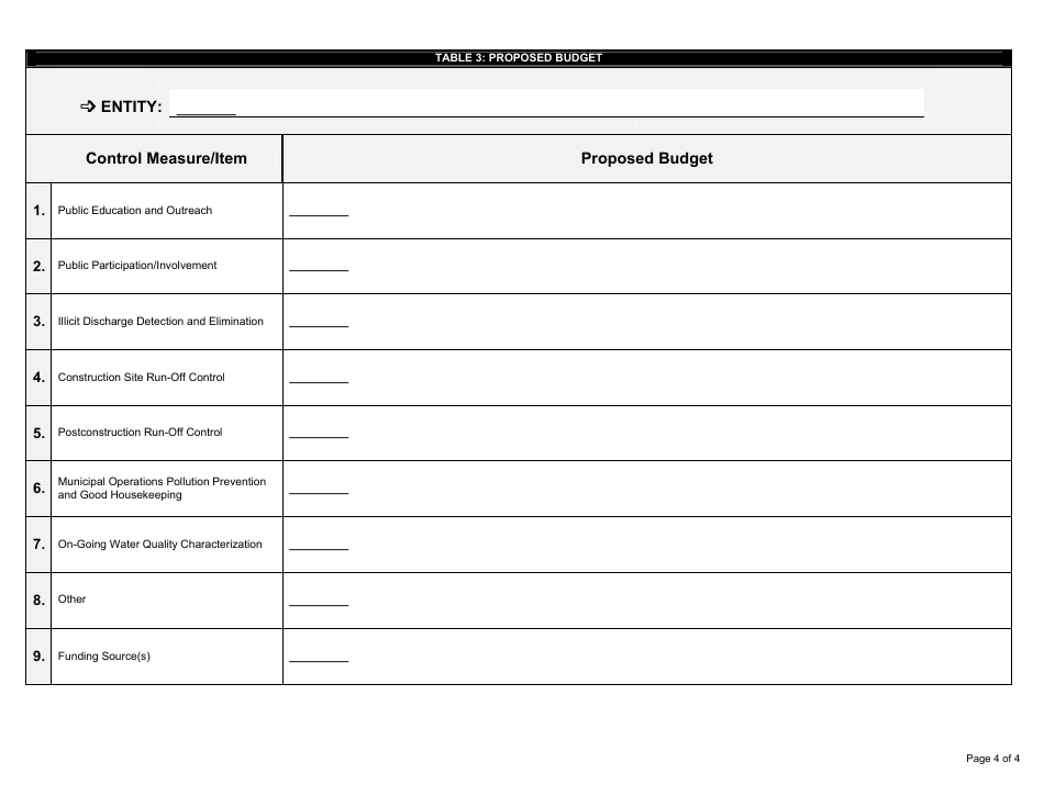 State Form 51277 Rule 13 Storm Water Quality Management Plan (Swqmp) - Part a: Initial Application Certification Submittal and Checklist - Indiana, Page 4