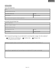 State Form 55220 Hoosier Riverwatch Water Monitoring Equipment Application - Indiana, Page 3