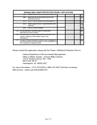 State Form 54189 Indiana Wellhead Protection Phase I Application - Indiana, Page 7
