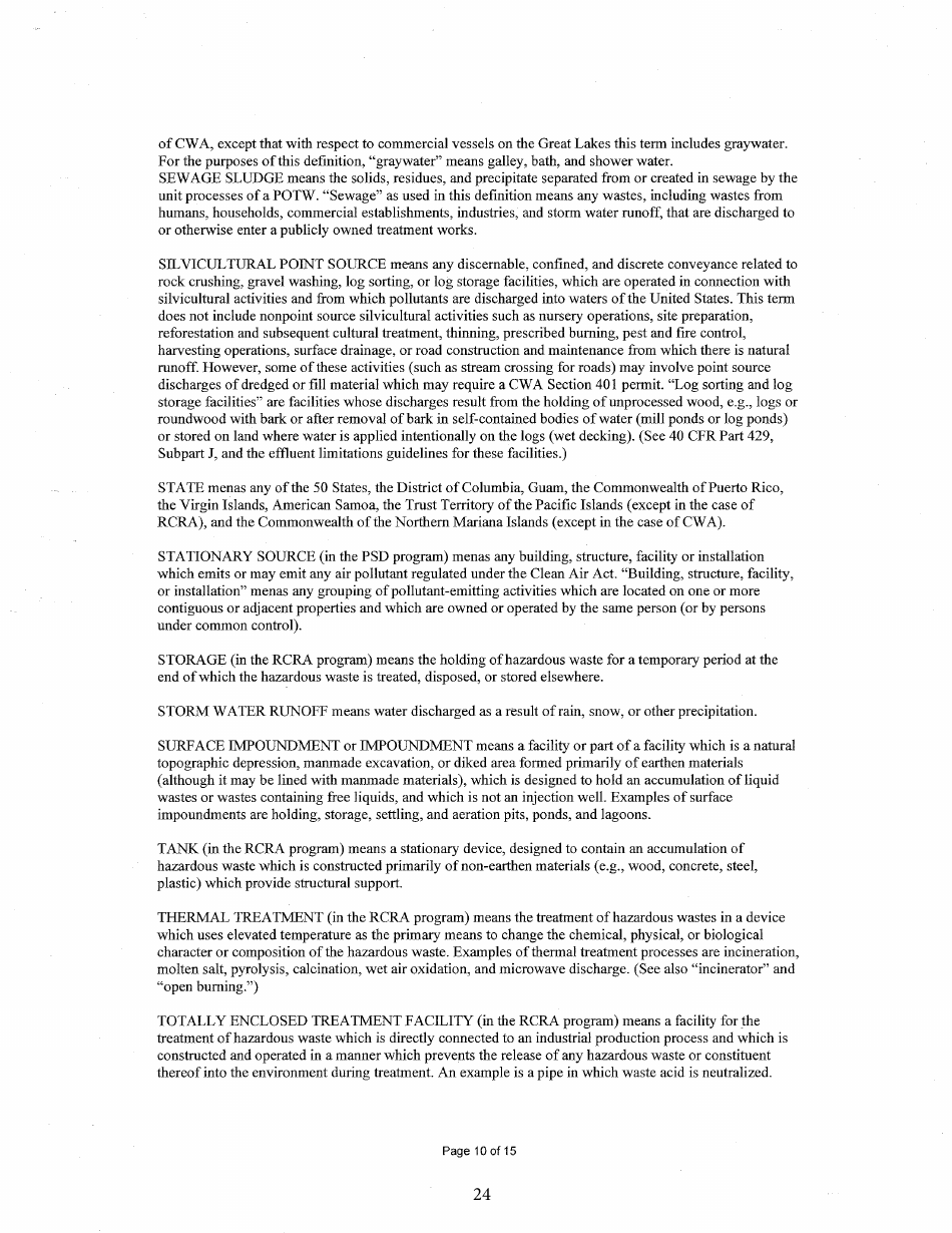 State Form 55639 National Pollutant Discharge Elimination System (Npdes) Permit Application Package 2e for Permit to Discharge Wastewater Proposed or Existing Nonprocess Wastewater Only Dischargers - Indiana, Page 24
