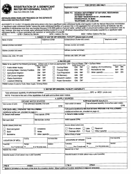 State Form 20094 Registration of a Significant Water Withdrawal Facility - Indiana, Page 4