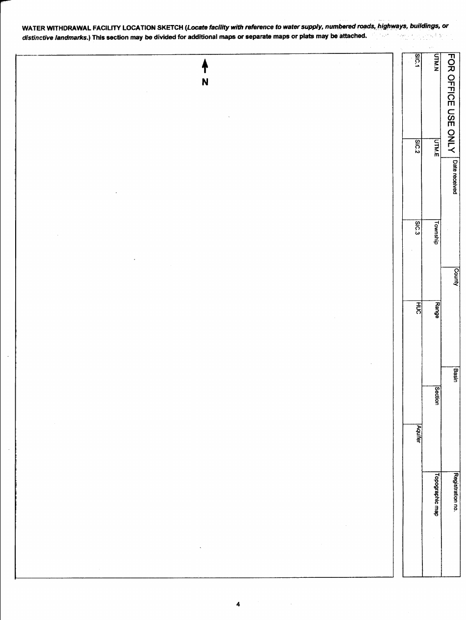 State Form 20094 Registration of a Significant Water Withdrawal Facility - Indiana, Page 7