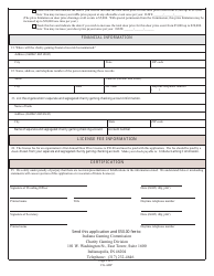 State Form 53628 (CG-ADP) Annual Door Prize Application for First Time Applicants - Indiana, Page 3