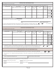 State Form 53632 (CG-APT) Application for Annual Pull Tab First Time Applicants - Indiana, Page 2