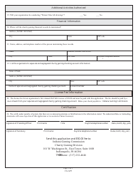State Form 53632 (CG-APT) Application for Annual Pull Tab First Time Applicants - Indiana, Page 3