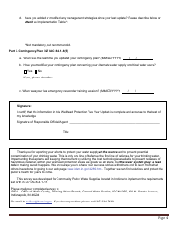 State Form 53796 Wellhead Protection Phase II Five Year Update Survey - Indiana, Page 4
