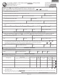 State Form 53661 (CG-AGG(R)) Annual Guessing Game Renewal Application - Indiana
