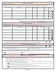 State Form 45382 (CG-SB) Application for Special Bingo License - Indiana, Page 2