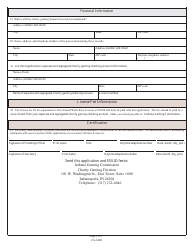 State Form 53642 (CG-AWR) Application for Annual Water Race First Time Applicants - Indiana, Page 3