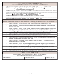 State Form 13255 Application for Permit to Hold a Professional or Pro-Am Boxing Event - Indiana, Page 3
