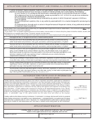 State Form 54130 Application for Initial Licensure or Renewal of Licensure as a Professional Timekeeper - Indiana, Page 2