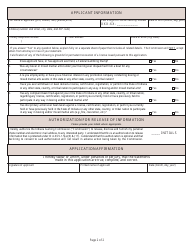 State Form 45729 Application for Initial Licensure or Renewal of Licensure as a Trainer of a Professional Fighter - Indiana, Page 2