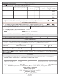 State Form 53633 Cg-Apt(R), Application for Annual Pull Tab Renewal - Indiana, Page 2