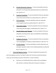 State Form 54218 Power of Attorney for the Designation and Appointment of a Trustee for the Purposes of Conducting Casino Gambling Operations - Indiana, Page 5