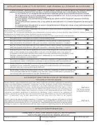State Form 45728 Application for Initial Licensure or Renewal of Licensure as a Professional Referee - Indiana, Page 2