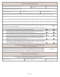 State Form 54128 Application for Initial Licensure or Renewal of Licensure as a Professional Matchmaker - Indiana, Page 2