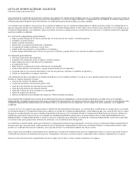 Formulario 55718 (WCE-1) Solicitud Del Certificado De Exencion Compensacion Al Trabajador - Indiana (Spanish), Page 2
