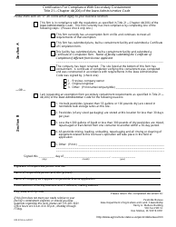 Form 009-0769 &quot;Certification for Compliance With Secondary Containment Title 21-chapter 44(206) of the Iowa Administrative Code&quot; - Iowa