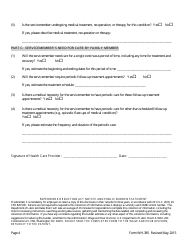 Form WH-385 Certification for Serious Injury or Illness of a Current Servicemember - for Military Family Leave (Family and Medical Leave Act), Page 4