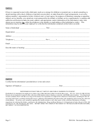Form WH-384 &quot;Certification of Qualifying Exigency for Military Family Leave (Family and Medical Leave Act)&quot;, Page 3