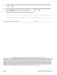 Form WH-385-V &quot;Certification for Serious Injury or Illness of a Veteran for Military Caregiver Leave (Family and Medical Leave Act)&quot;, Page 5