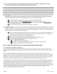 DNR Form 542-1428 Construction Permit Application Form - Confinement Feeding Operations - Iowa, Page 3