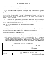 Application for Chemigation User&#039;s Permit (Cup) - Kansas, Page 2