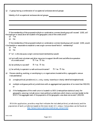 Application for a Change in Field of Membership - Kansas, Page 2