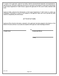 Application for a Change in Field of Membership - Kansas, Page 3