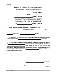 Forms and Procedures for Purchase and Sell Agreement of Kansas Chartered Credit Unions - Kansas, Page 11