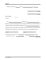 Forms and Procedures for Purchase and Sell Agreement of Kansas Chartered Credit Unions - Kansas, Page 14