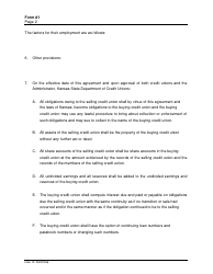Forms and Procedures for Purchase and Sell Agreement of Kansas Chartered Credit Unions - Kansas, Page 5