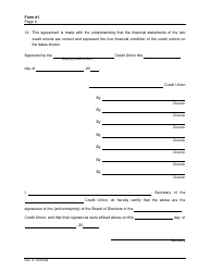 Forms and Procedures for Purchase and Sell Agreement of Kansas Chartered Credit Unions - Kansas, Page 7