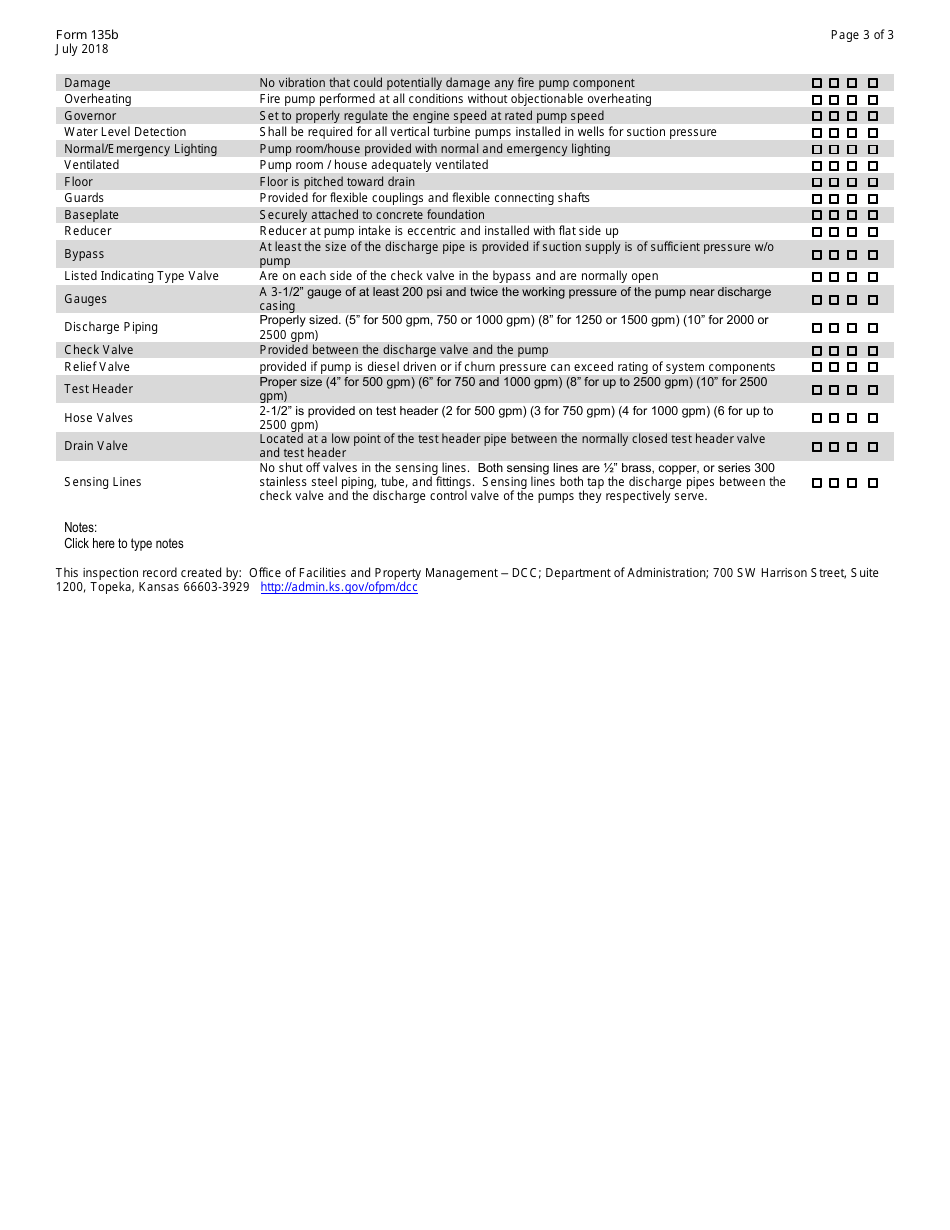 Form 135B Suppression Acceptance Record - Kansas, Page 3