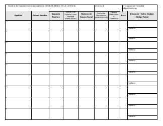 Formulario CCL.002 Solicitud Para Verificacion De Registro De Abuso Infantil Kbi/Dcf Para Guarderias Y Centros De Cuidado Residencial - Kansas (Spanish), Page 3