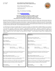 Form CCL026-SPA Authorization for Dispensing Medications to Children or Youth Short-Term Medications (Prescription and Non-prescription) - Kansas (English/Spanish)