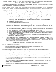 Form CCL.032 Request for Licensing Amendment - Kansas, Page 2