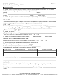 Formulario K-BEN31-SA Declaracion De Capacidad Y Disponibilidad - Kansas (Spanish), Page 2