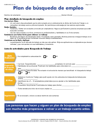 Formulario K-BEN990-A Mi Plan De Reempleo - Kansas (Spanish), Page 2