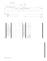 K-WC Form 42-A Subpoena Duces Tecum - Kansas, Page 2