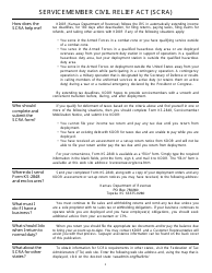 Form KS-2848 Kansas Servicemember Mobilization Notice - Kansas, Page 2