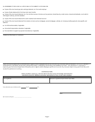 Form CE-3 Financial Information Statement - Individuals - Kansas, Page 5