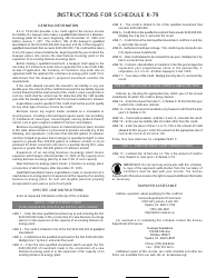 Form K-79 Biomass-To-Energy Plant Credit - Kansas, Page 2