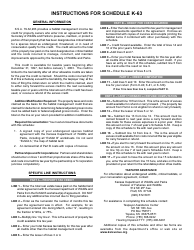 Schedule K-63 Kansas Habitat Management Credit - Kansas, Page 2