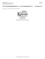 Form PPS5460 Jja Notice of Change in IV-E/ Medicaid Eligibility or Cse Status - Kansas, Page 2