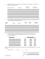 Domestic Relations Affidavit Form - Kansas, Page 7