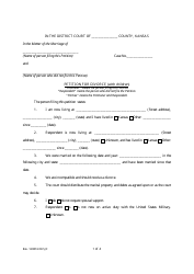 Kansas Petition for Divorce (With Children) - Fill Out, Sign Online and ...