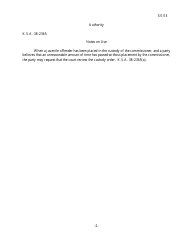Form 400 Request for Review of Custody - Kansas, Page 2
