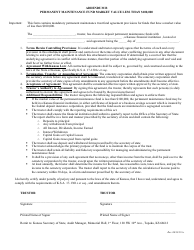 Form PMF Cemetery Permanent Maintenance Trust Fund Agreement Provisions Attachment - Kansas, Page 4