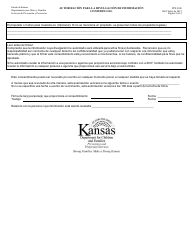 Formulario PPS0100 Autorizacion Para La Divulgacion De Informacion Confidencial - Kansas (Spanish), Page 2